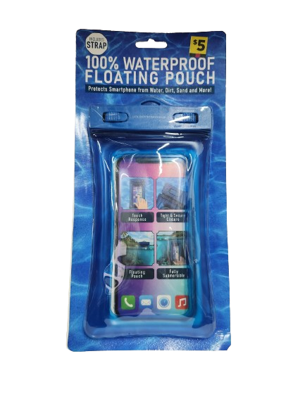 Dolgen 100% Waterproof Cell Phone Floating Pouch with Strap