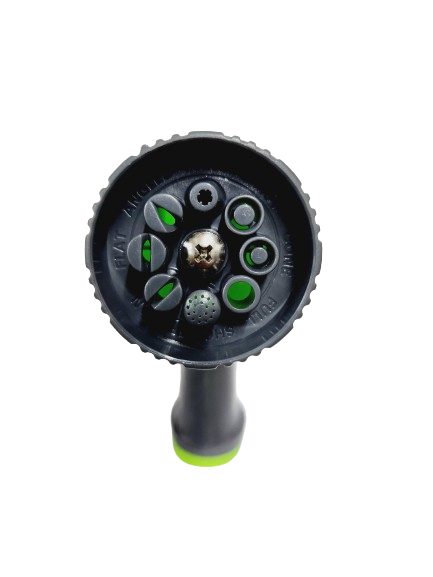 True Living 8 Pattern Hose Sprayer, Green