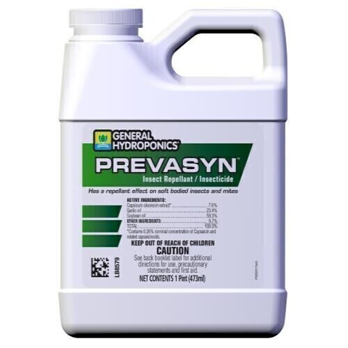 General Hydroponics Prevasyn Insect Repellent and Insecticide, 1 Pint