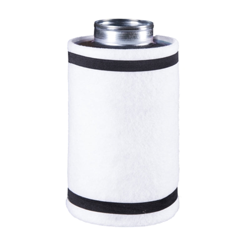 Hydro Crunch 6 in. x 12 in. Carbon Charcoal Air Filter with Flange 400 CFM Exhaust