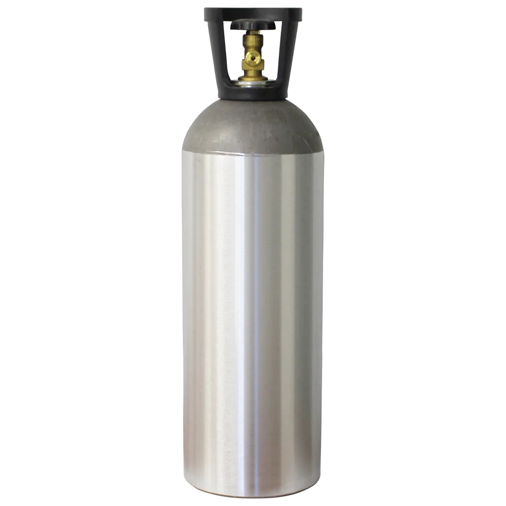 Aluminum CO2 Cylinder with Handle and Siphon 20lb