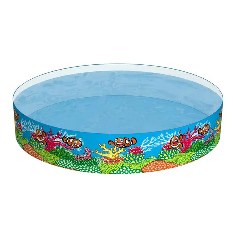 Bestway H2OGO! 6ft Fill`n Fun Pool, Easy-Set Pools, Round, Clown Fish and Coral