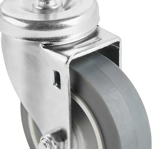 Standard Stem Rubber Caster Wheel 4 PCS x 1 1⁄4"