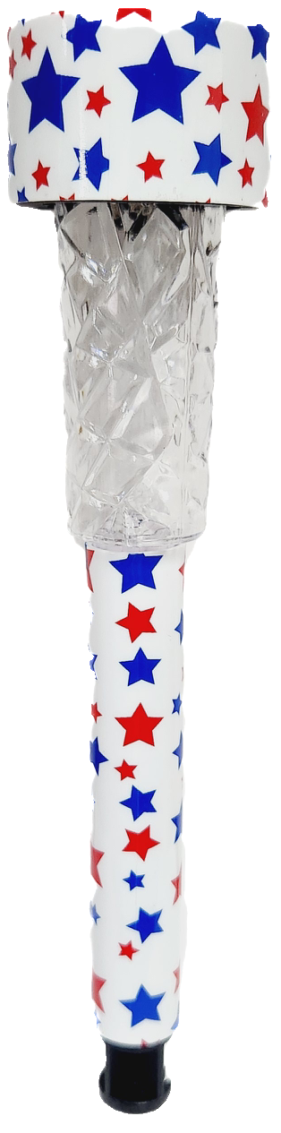 USA Patriotic Solar LED Pathway Light