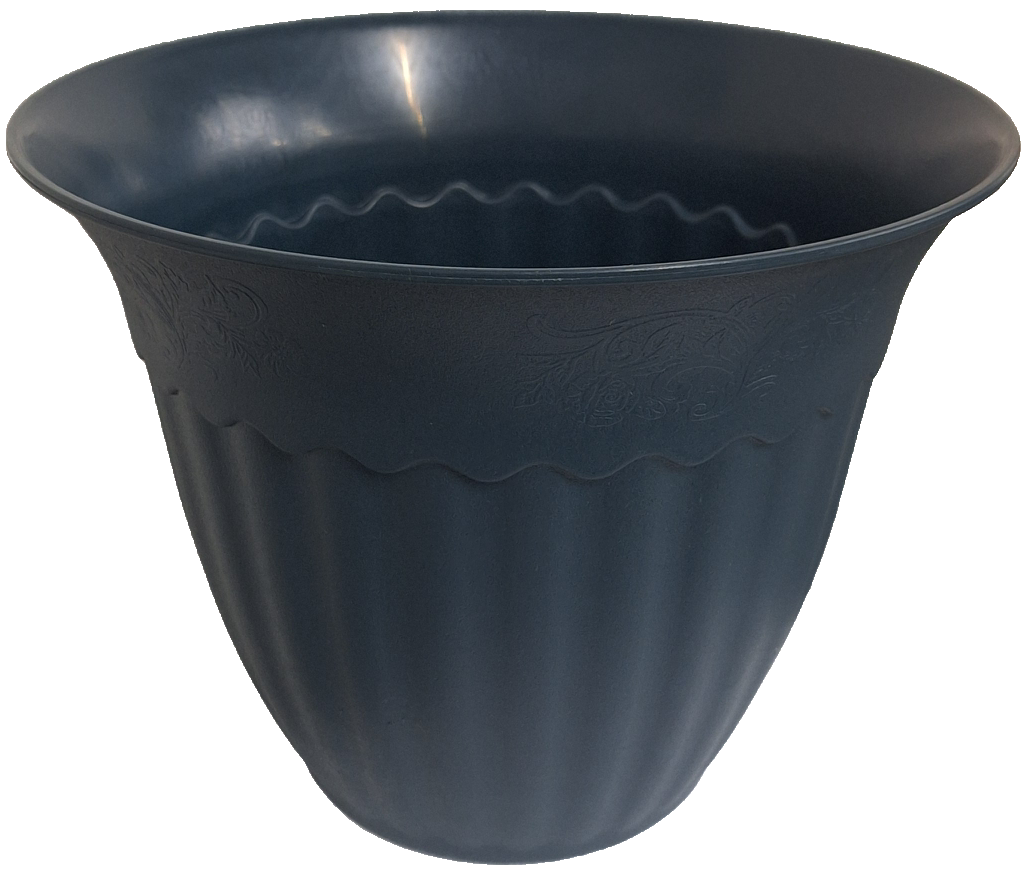 Modern Plastic Nursery Pot, Blue