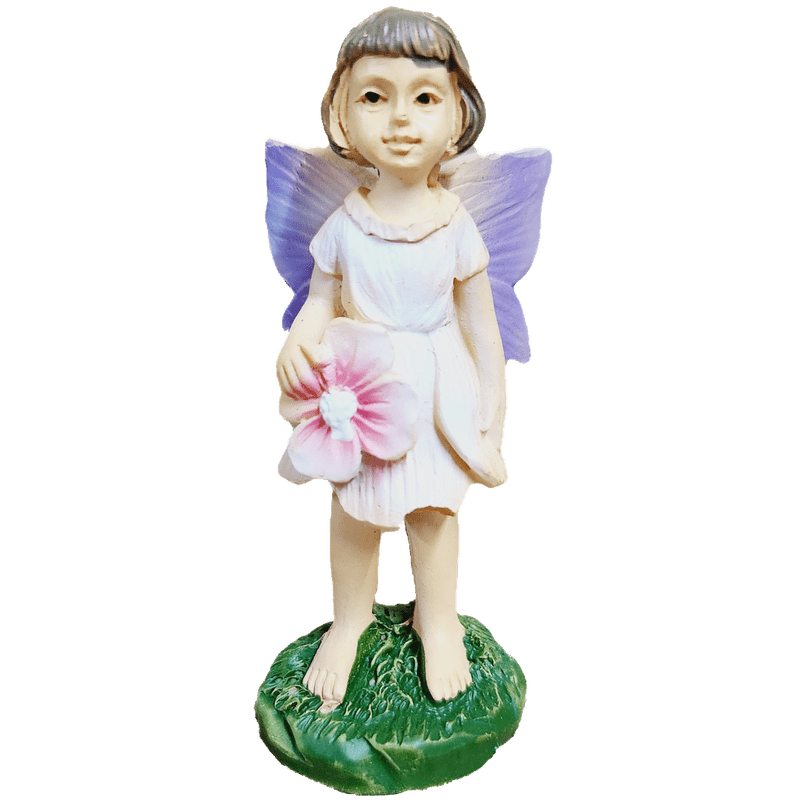 Mini Garden Fairy in Light Pink Dress, 3 Inch