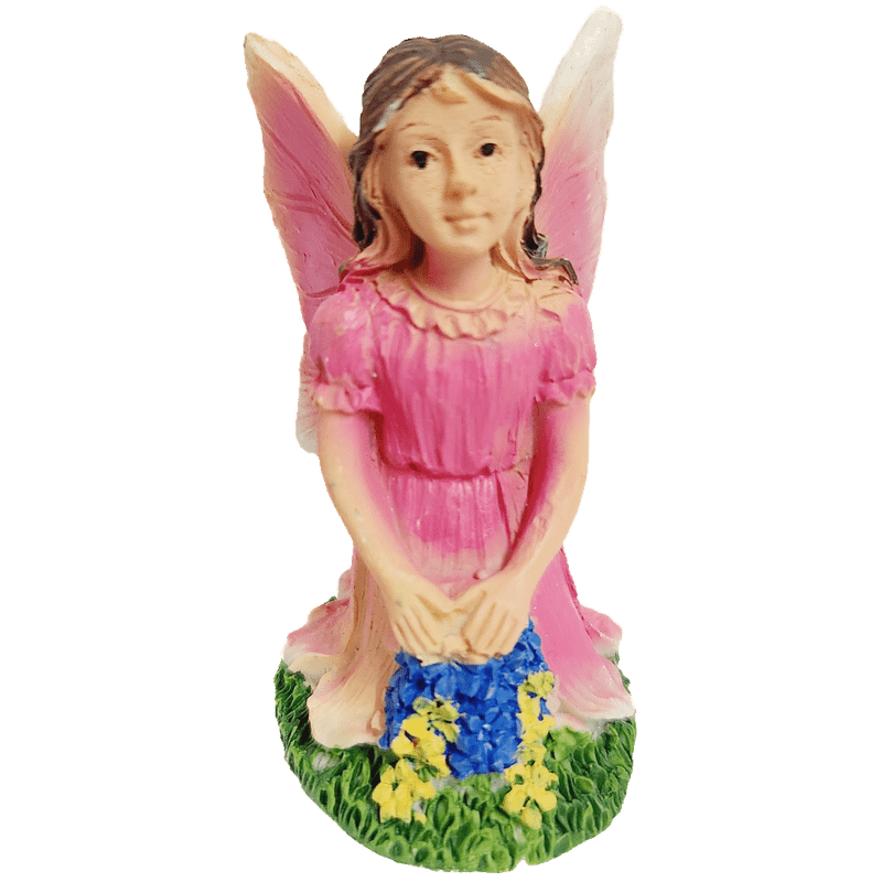 Mini Garden Fairy Set, Pink, 4-Piece