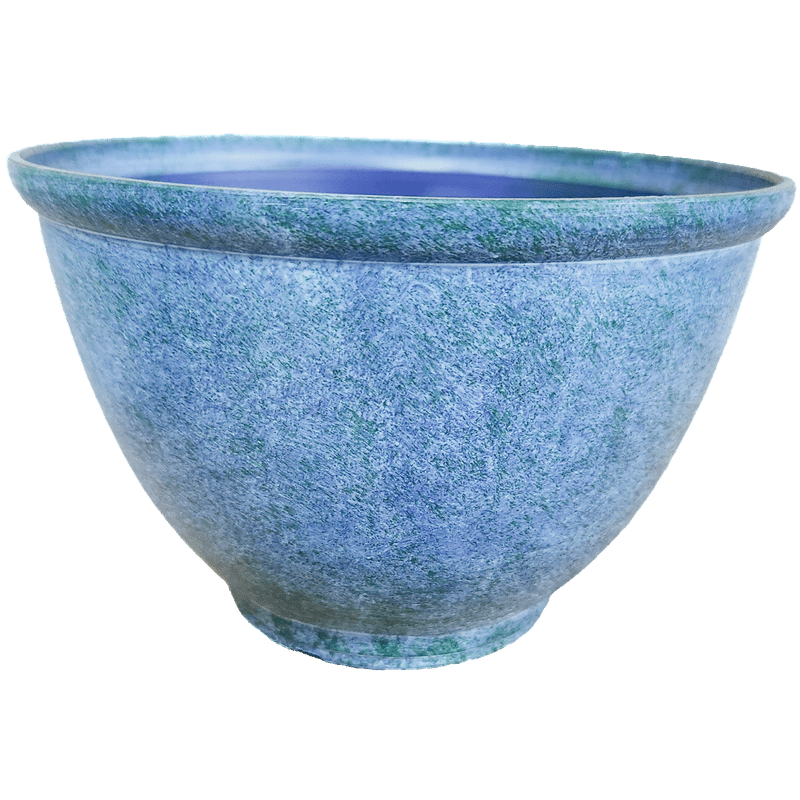New Rust Glaze Plastic Planter, 8in