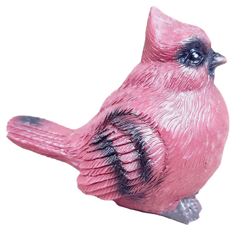 Mini Garden Hand Crafted Cardinal Bird, 3 inch