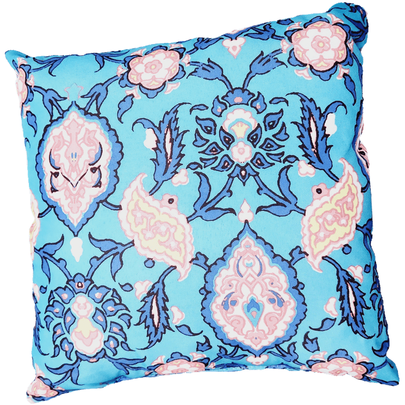 TL Outdoor Toss Pillow Blue/Pink/Orange