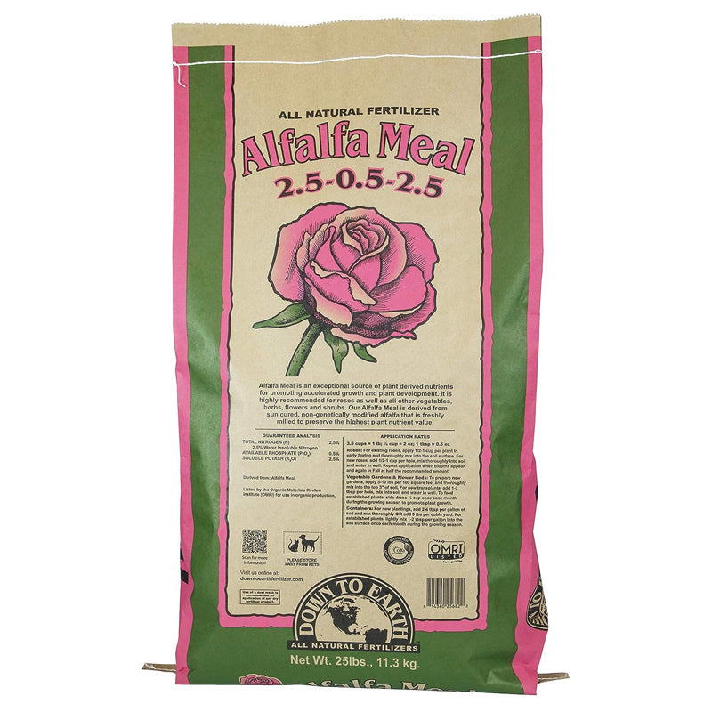 Down To Earth Alfalfa Meal (2.5-.05-2.5) 25lb