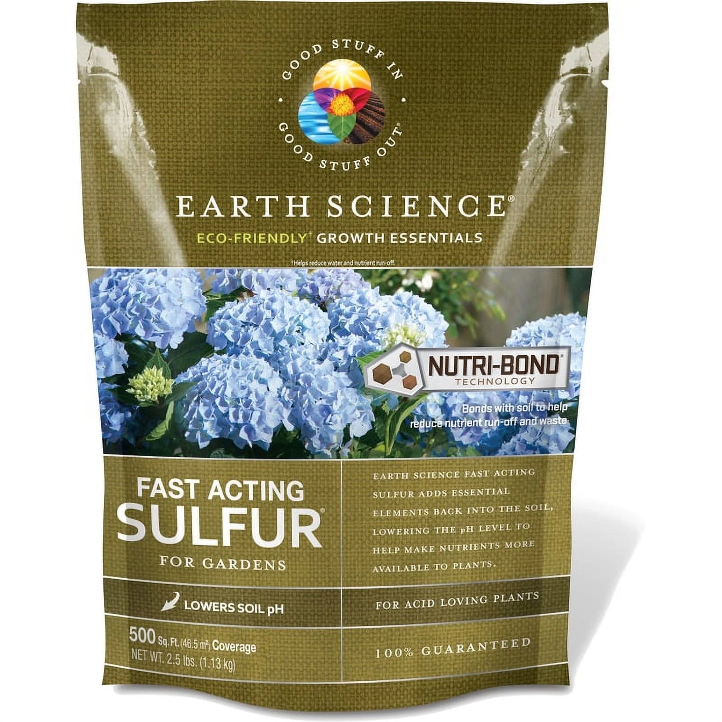 Earth Science Growth Essentials Soil Sulphur 2.5lb