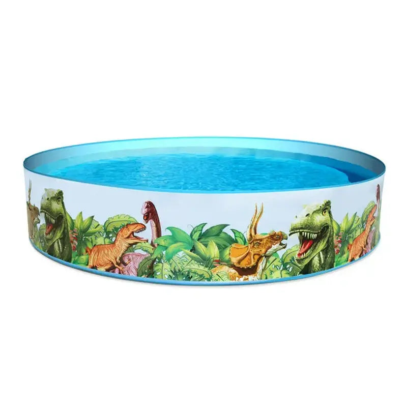 Bestway H2OGO! 6ft Fill`n Fun Pool, Easy-Set Pools, Round, Realistic Dinosaur