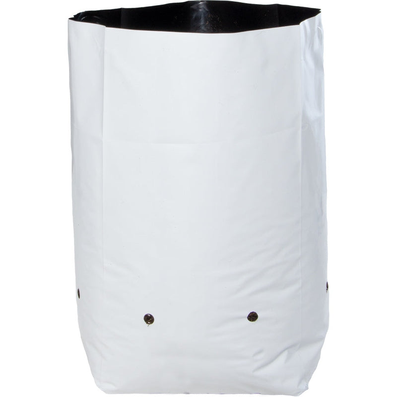 Grow Bags Reversible Black/White Plastic, 2 Gallon, 25 Pk