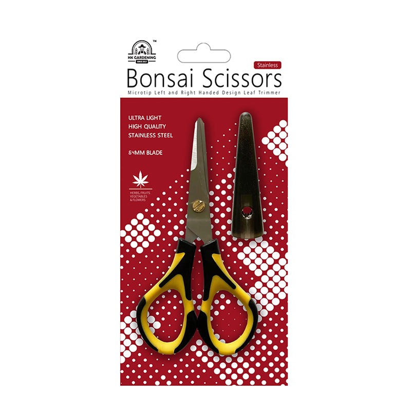 HK Bonsai Scissors Stainless Yellow/Black