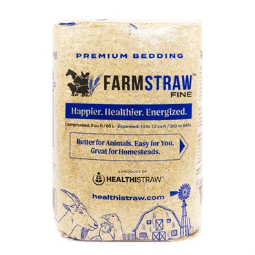 FarmStraw Fine Animal Bedding Wheat Straw 3 cu ft