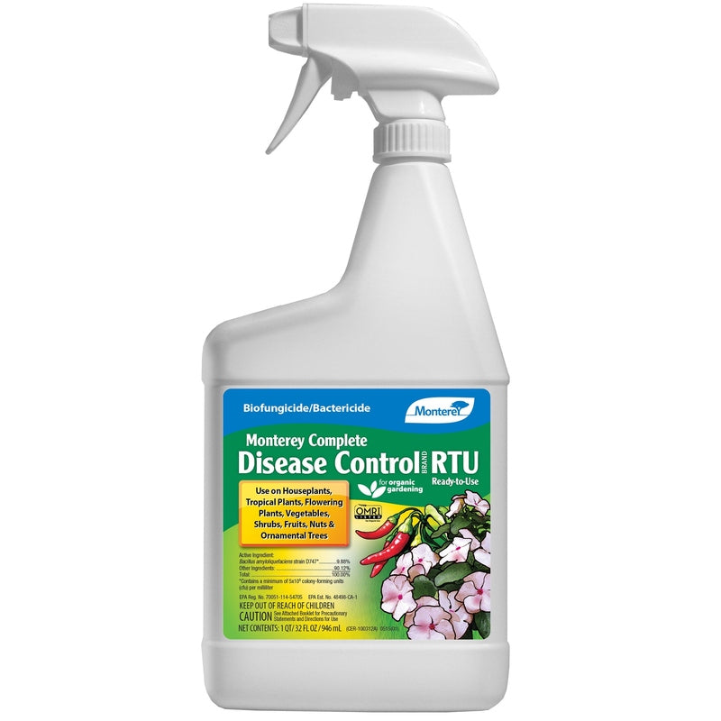 Monterey® Complete Disease Control - Ready-to-Use - Trigger Spray - OMRI Listed® 32oz