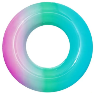 H2ogo Bestway Vinyl Inflatable Swim Ring, Multi-Colored