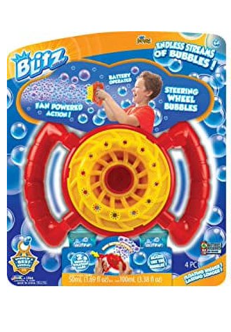 Blitz Fan Bubble Blaster Stream Machine Electric Bubbler Blaster