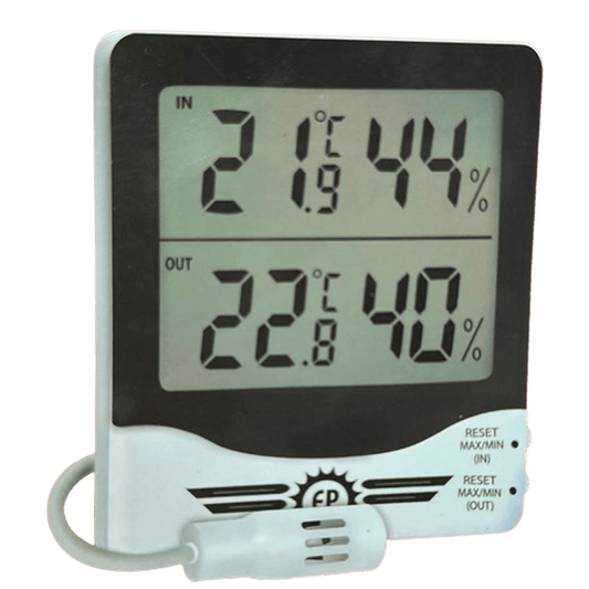 EP Digital Thermometer And Hygrometer With Probe
