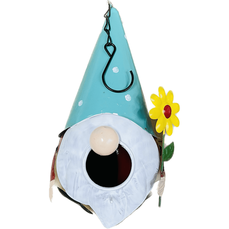 Outdoor Metal Birdhouse, 8 inch