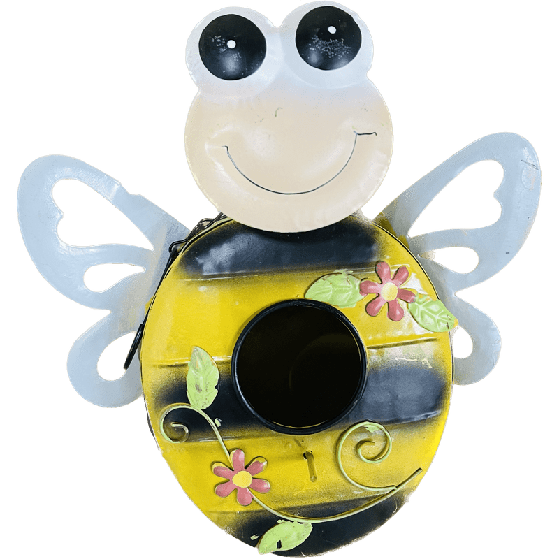 Outdoor Metal Birdhouse, 8 inch