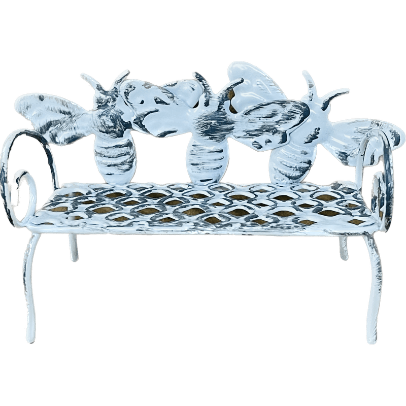 Miniature Garden Wire Bench
