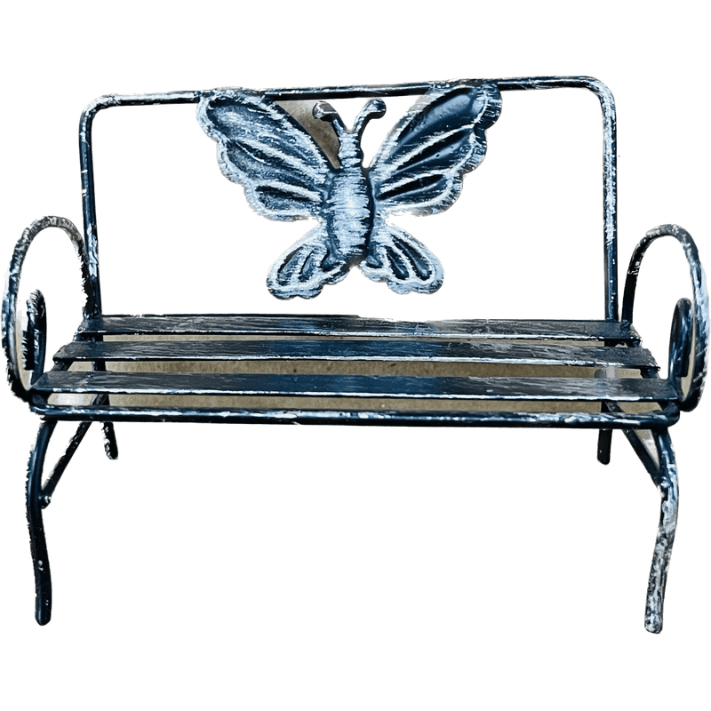 Miniature Garden Wire Bench
