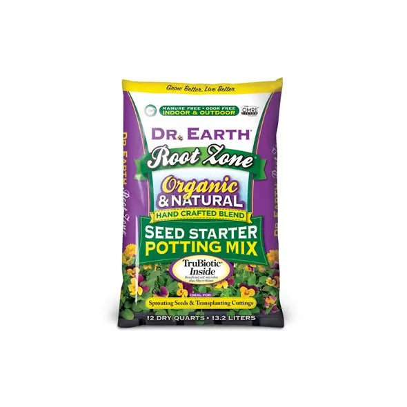 dr earth potting mix Dr. Earth® Root Zone® Organic Seed Starter Potting Mix, 12 Quart