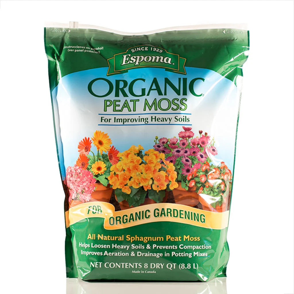 Espoma Organic Sphagnum Peat Moss, 8 Quart