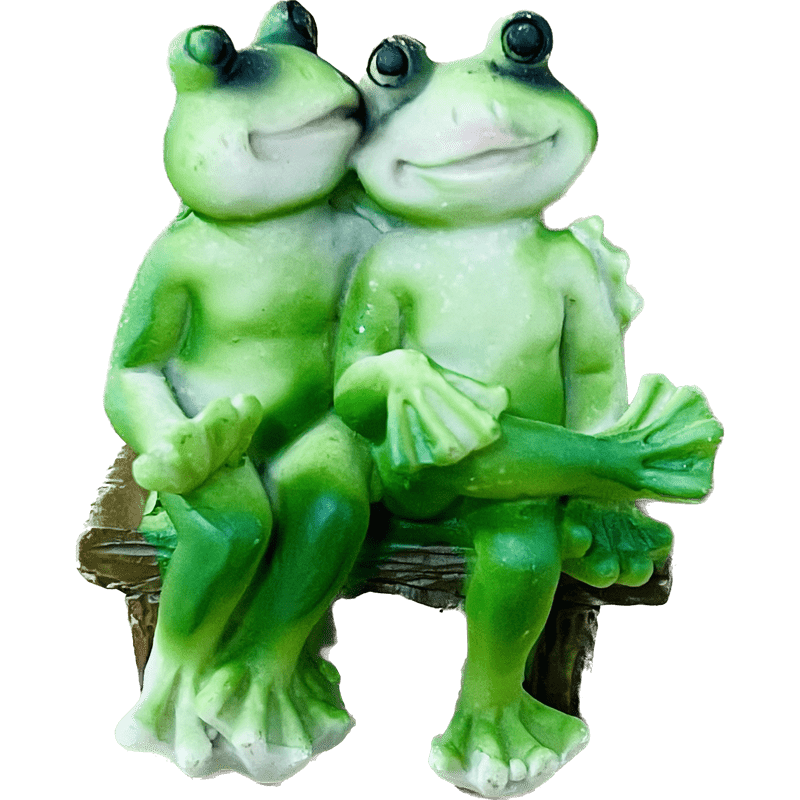 Miniature Garden Frog Decor