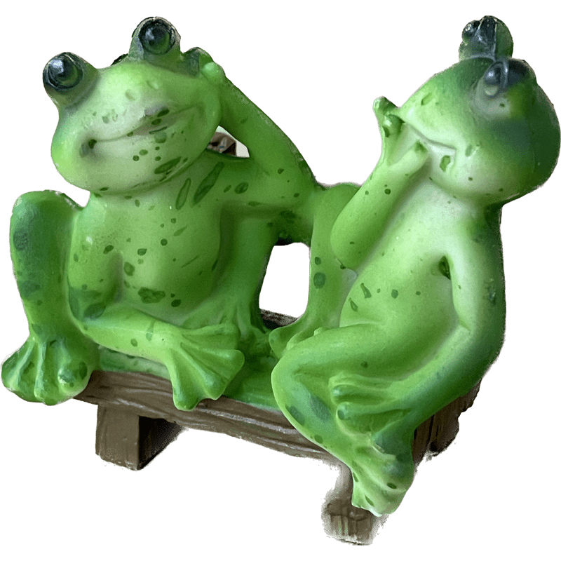 Miniature Garden Frog Decor