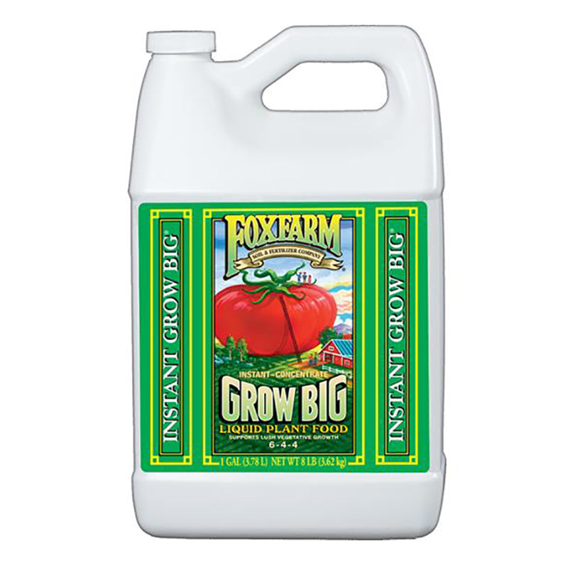 FoxFarm Grow Big Liquid Plant Food 6-4-4, Concentrated Vegetative Fertilizer 1 Gallon