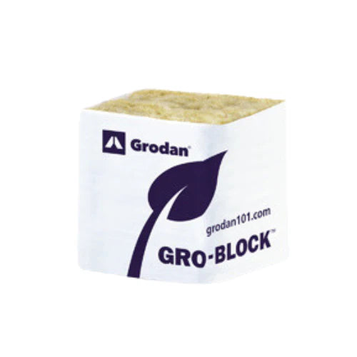 Grodan Improved Stone Wool Delta Starter Mini-Blocks - 2 inch x 2 inch x 1.5 inch Case