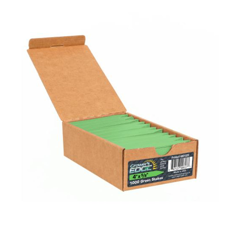 Grower's Edge® Plant Stake Labels Green 100 Count