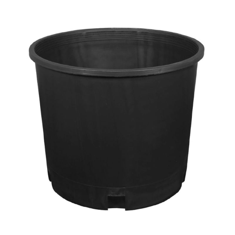 heavy duty black plastic plant pots 5 Gallon Short Premium Nursery Pots Durable & Deep The Growers Depot