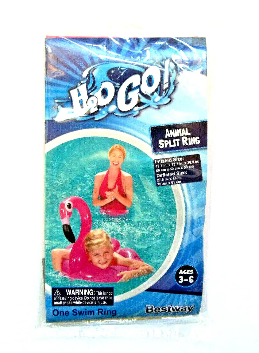 H20Go! Animal Split Ring Inflatable Pool Floatie, ages 3-6
