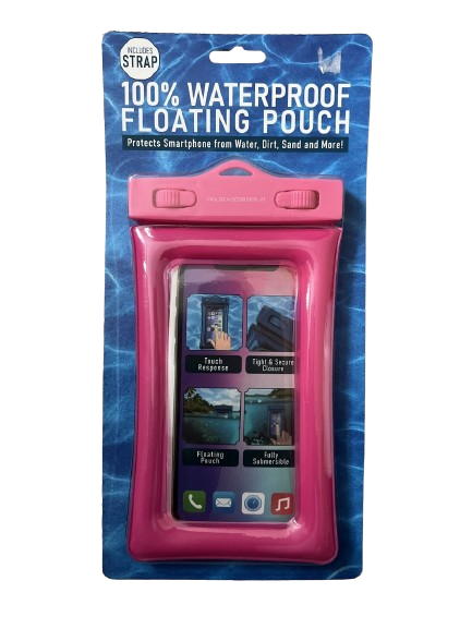 Dolgen 100% Waterproof Cell Phone Floating Pouch with Strap