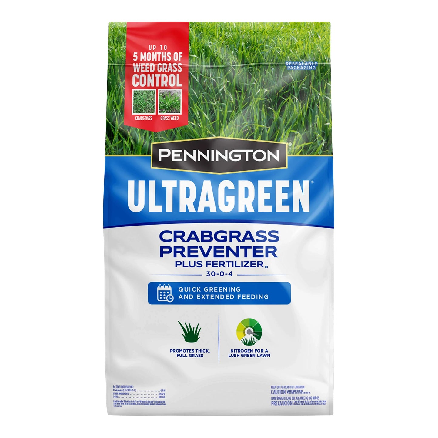 Pennington 12.5 lbs. Crabgrass Preventer Plus Lawn Fertilizer 30-0-4