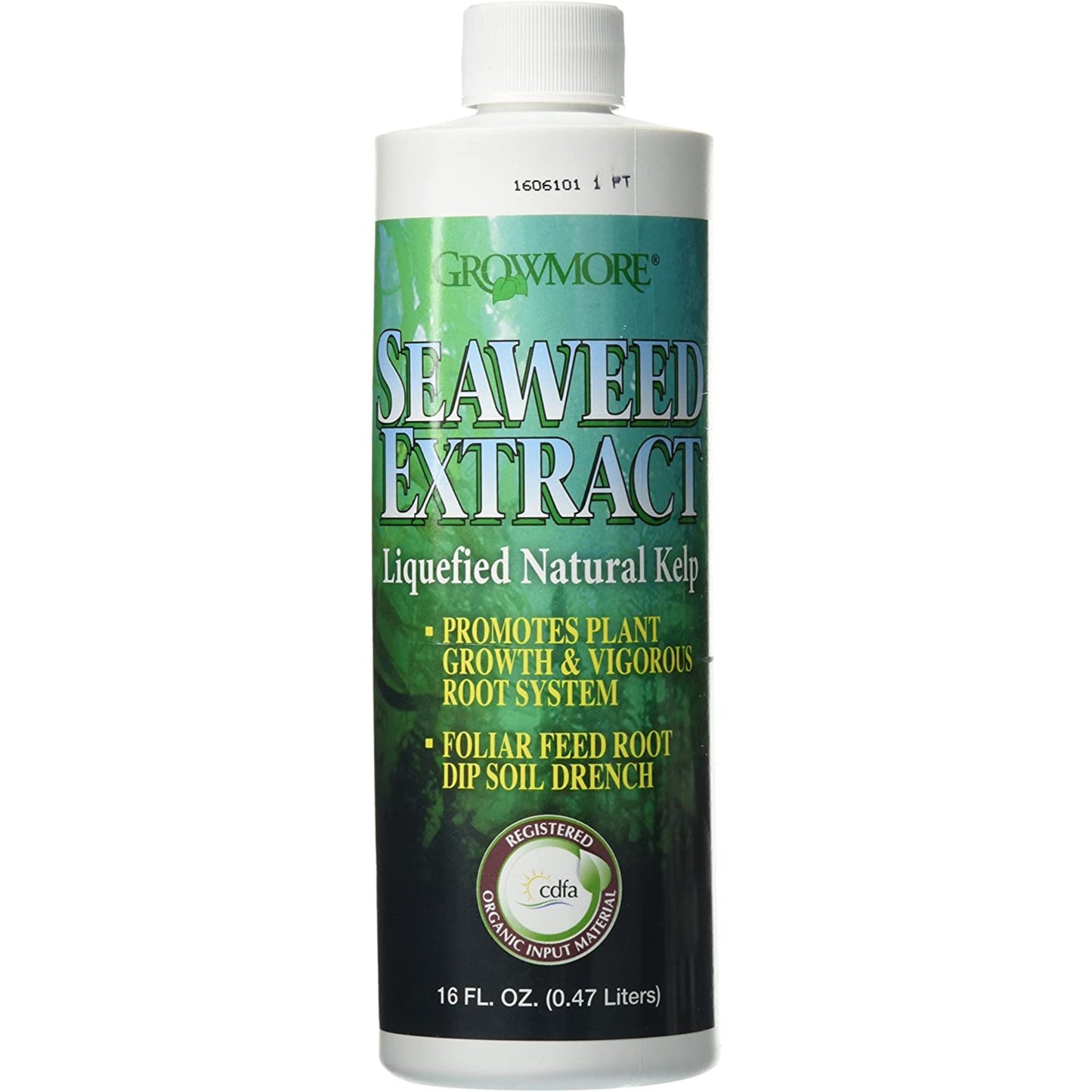 Grow More Seaweed Extract Natural Organic Kelp Liquid, 1 Pint/16oz