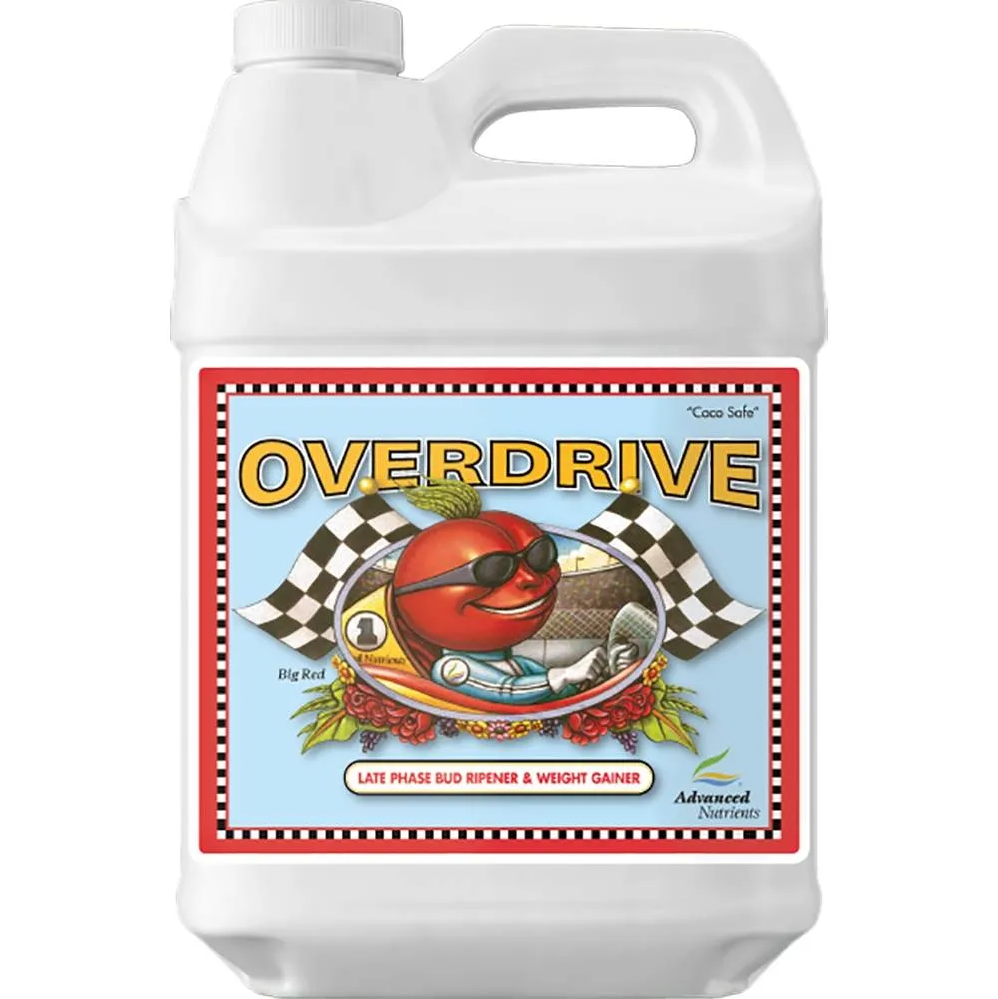 Advanced Nutrients Overdrive 10 Liter Late Bloom Plant Nutrient