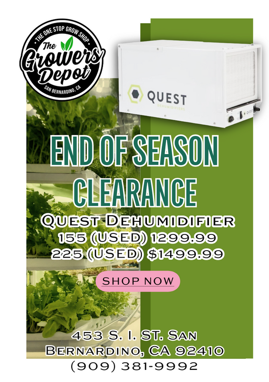 End Of Season Quest Clearance Sale at The Growers Depot