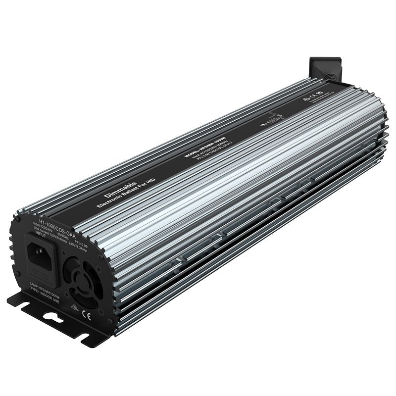1000-Watt Dimmable Electronic Ballast, Fan-Cooled 120/240volt - The Growers Depot
