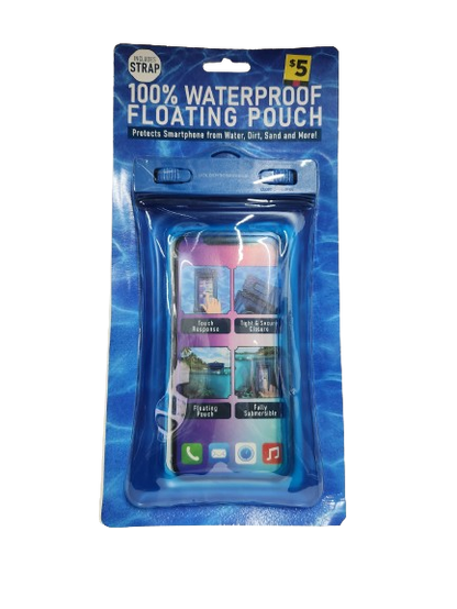 Dolgen 100% Waterproof Cell Phone Floating Pouch with Strap