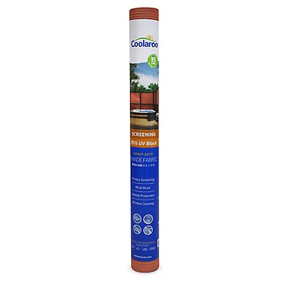 Coolaroo Shade Fabric, Medium, Terracotta, 6ft x 15ft