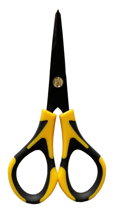 HK Bonsai Scissors Fluorine Coated Yellow/Black