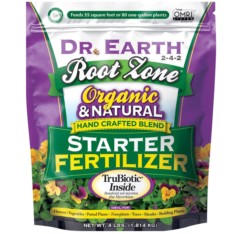 Dr. Earth® Root Zone® Starter Fertilizer 2-4-2, 4lb