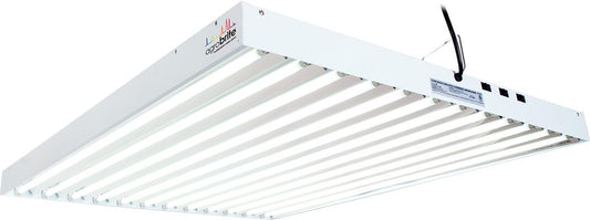 Agrobrite T5, FLT412, 648W 4 Foot, 12-Tube Fixture with Lamps, 1 Count (Pack of 1)