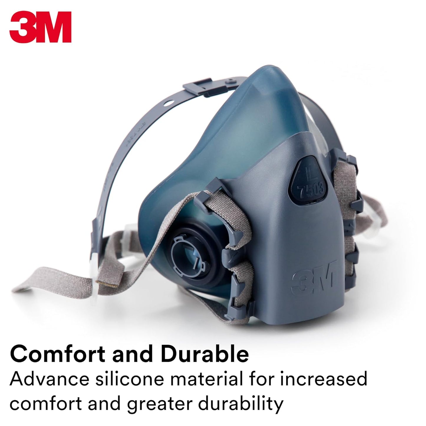 3M Cool Flow Respirator with Cartridges, Medium