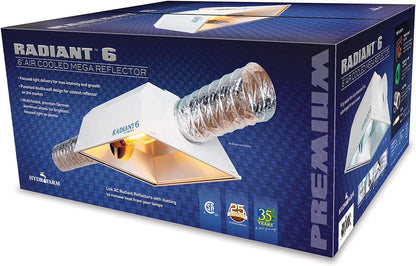 Radiant 6" Air Cooled Reflector (with Lens)